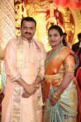 Celebs at Bandla Ganesh Brothers Daughter Ashritha Wedding Photos